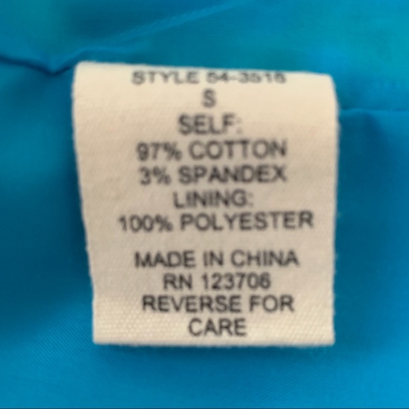 Fun 3/4 sleeve fully lined jacket for work or play.  Lavendar & Honey, Size S - Picture 4 of 5